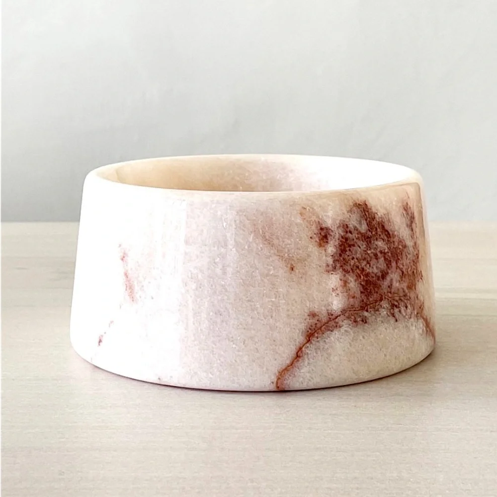 Fiammetta Vanelli Pink Marble dog/cat bowl